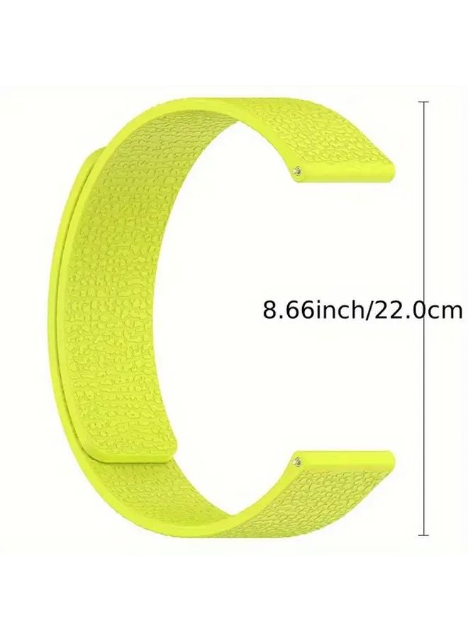 20mm Black Magnetic Silicone Watch Strap Compatible with Galaxy Watch Huawei GT Xiaomi Garmin Amazfit - Image 2